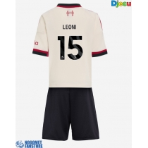 Liverpool Giovanni Leoni #15 Gostujuci Dres za djecu 2025-26 Kratak Rukav (+ Kratke hlače)